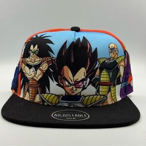 Bioworld Dragonball Z Saiyan Saga SnapBack Adjustable Hat One Size OSFM